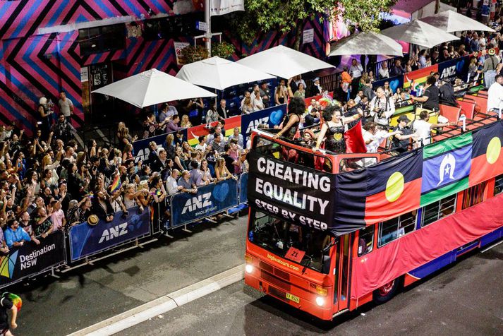 Frá Pride hátíðarhöldum í Sydney í mars.