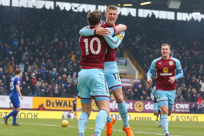 Jóhann Berg Guðmundsson hefur komið með beinum hætti að átta mörkum Burnley á leiktíðinni.