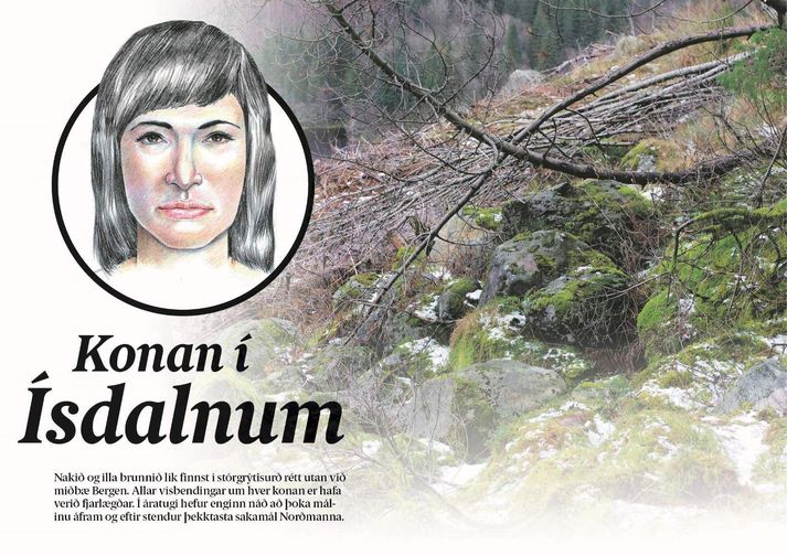 Lík konunnar hafði verið brennt og hefur aldrei tekist að bera kennsl á það.