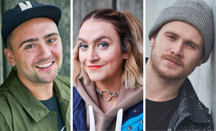 Friðrik Dór, Hildur og Gauti munu halda uppi stuðinu á Þjóðhátíð í Eyjum.