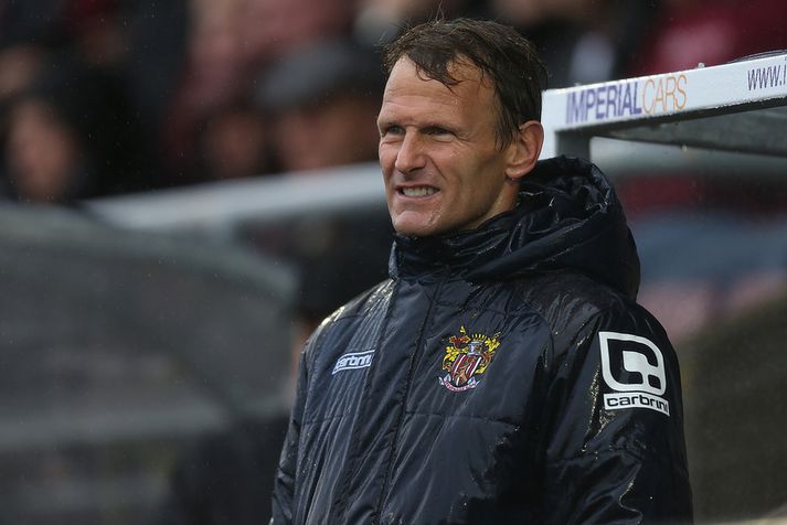 Teddy Sheringham entist ekki lengi hjá Stevenage.