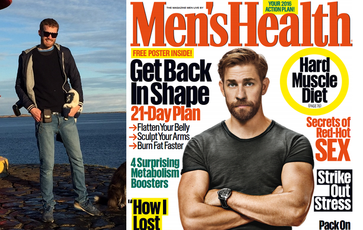 Forsíða nýjasta eintaks Men's Health en þar má finna ljósmyndaþátt Jóhannesar.