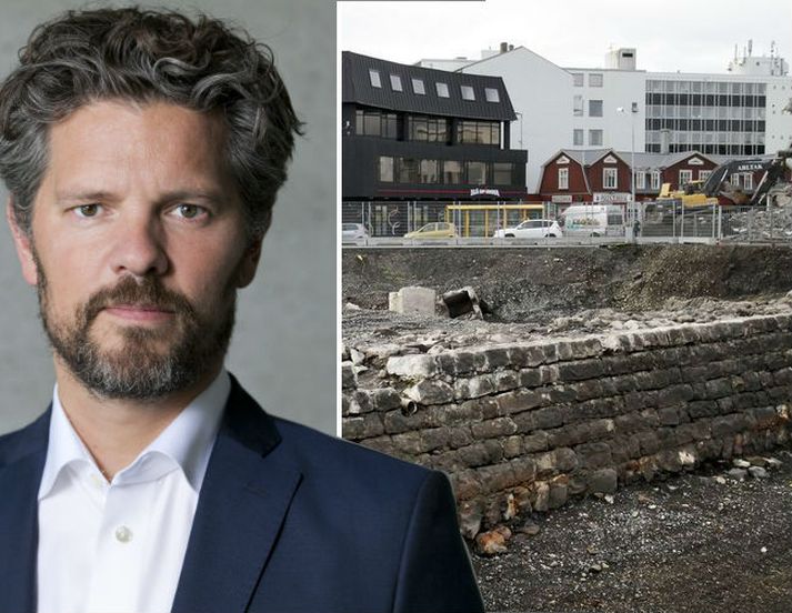 „Þarna er verið að breyta malbikuðu bílastæði í lifandi verslunargötur,“ segir Dagur.
