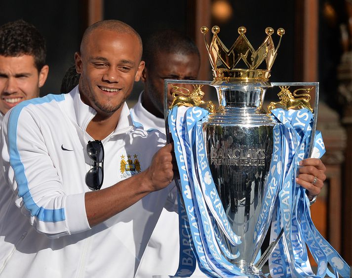Kompany með titilinn er City varð meistari síðast.