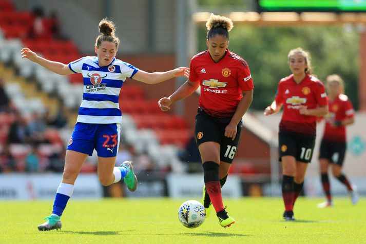 Úr bikarleik kvennaliðs United