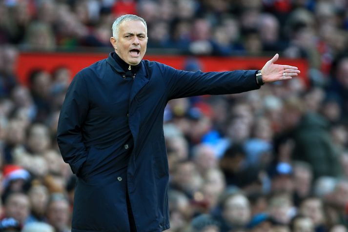 Mourinho í leiknum umdeilda.