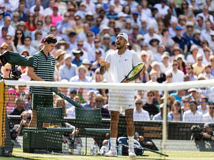 Nick Kyrgios hefur ekki verið þekktur fyrir að halda aftur að orðum sínum en nú gæti kjafturinn á honum verið búinn að koma honum í klandur.