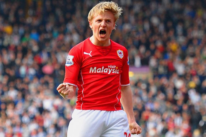 Mats Moller Daehli fagnar jöfnunarmarkinu.