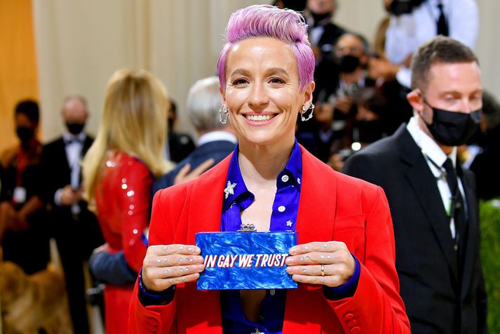 Megan Rapinoe hefur tekið slaginn fyrir svo margt, þar á meðal jöfn réttindi knattspyrnukvenna og réttindi samkynhneigðra í fótboltanum.