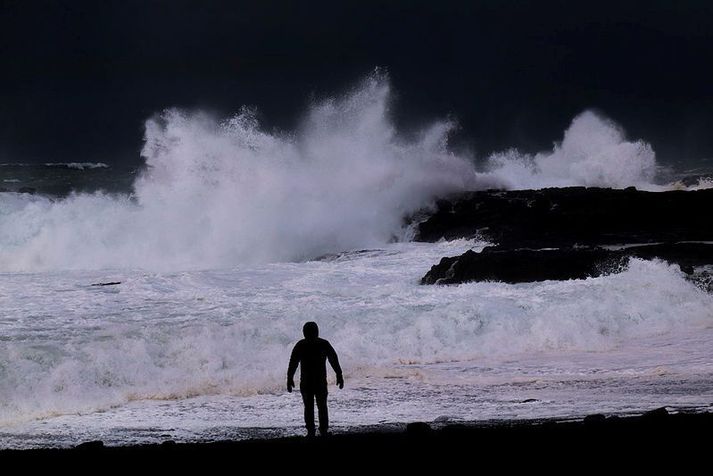 Brim á vestanverðu Snæfellsnesi.