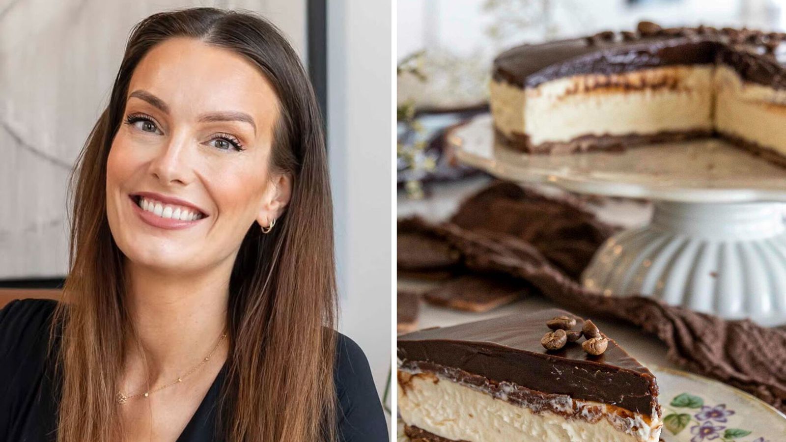 Silkimjúk espresso-kaka fyrir helgina