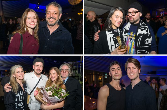 Það var margt um manninn á frumsýningu Garðsins og Paradísarfugla á laugardaginn.