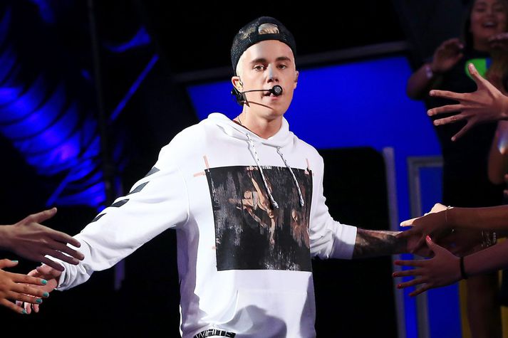 Söngvarinn Justin Bieber er staddur hér á landi.