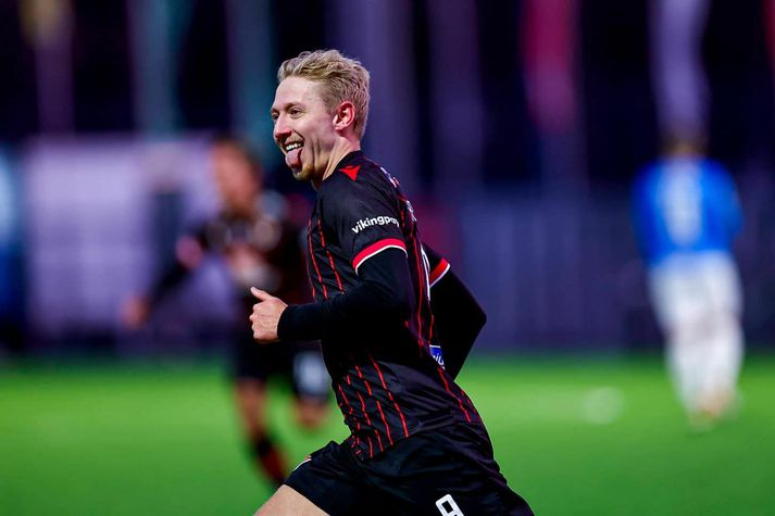 Helgi Guðjónson átti frábæra innkomu og skoraði tvö mörk.