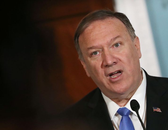 Mike Pompeo utanríkisráðherra Bandaríkjanna.