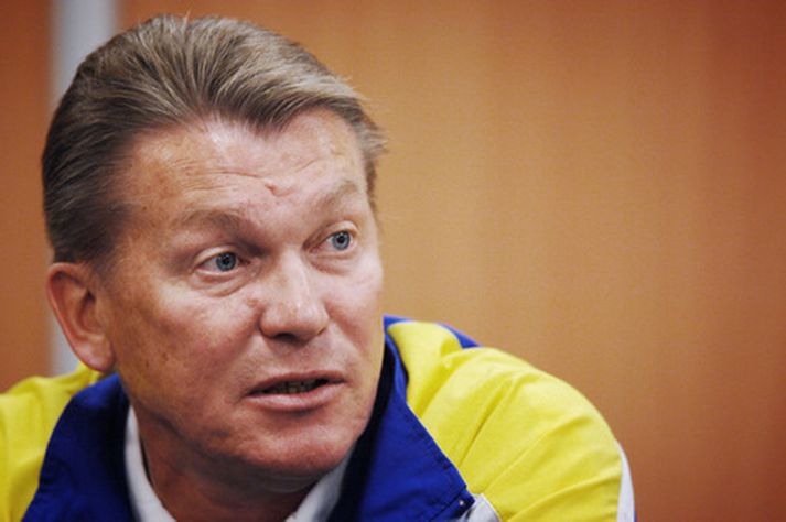 Oleg Blokhin, fráfarandi landsliðsþjálfari Úkraínu.