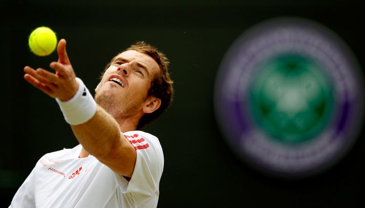 Andy Murray í morgun.