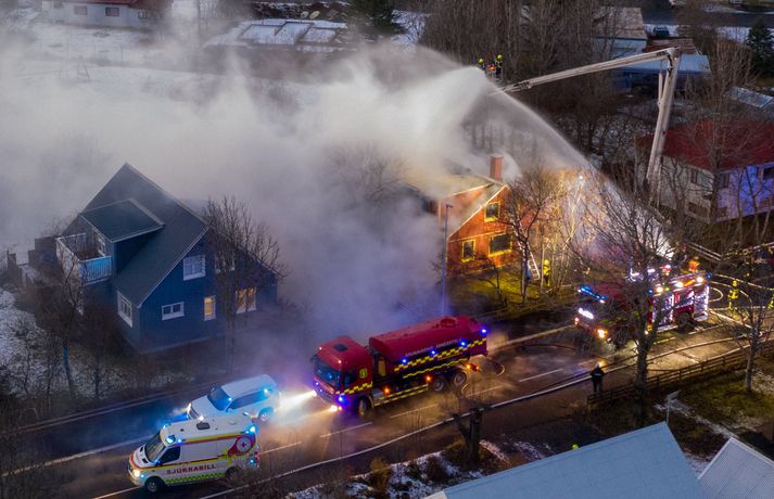 Húsið stendur við Kirkjuveg á Selfossi.