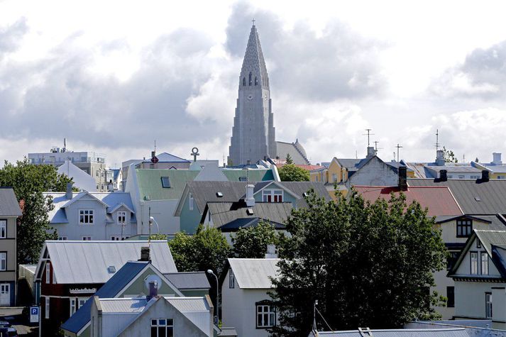 Frá miðborg Reykjavíkur.
