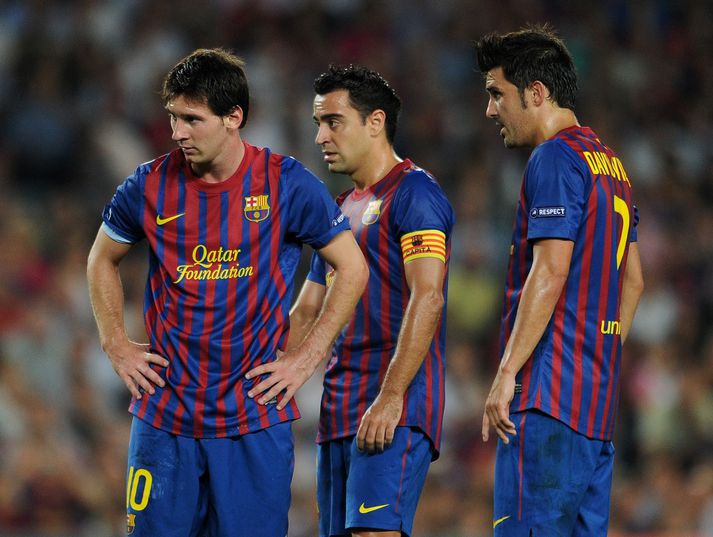 Messi og Villa eru vinir.