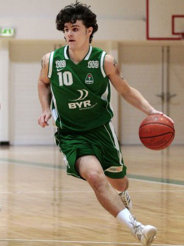 Jonathan Schmidt skoraði 29 stig fyrir Blika í kvöld en það dugði ekki til sigurs.