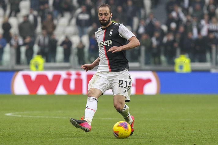 Gonzalo Higuaín hefur tvisvar sinnum orðið ítalskur meistari með Juventus.