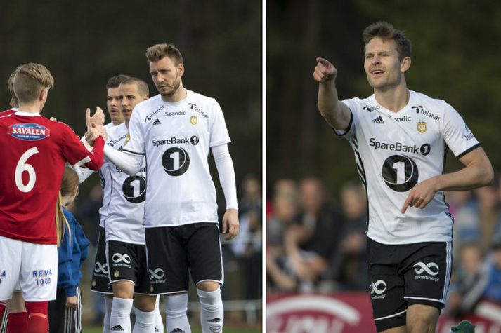 Matthías Vilhjálmsson og Nicklas Bendtner.