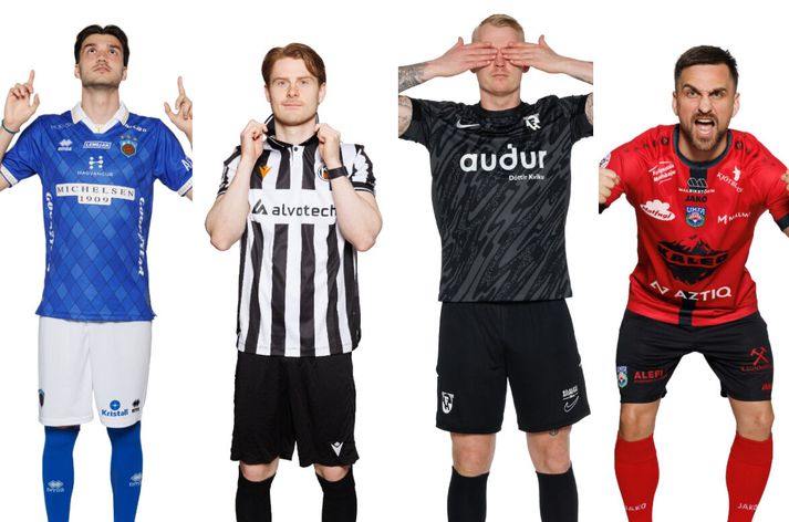 Vuk Oskar Dimitrijevic, Alexander Helgi Sigurðarson, Mathias Rosenørn og Oliver Sigurjónsson skiptu um lið í vetur.