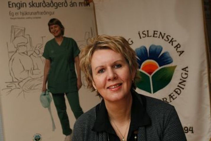 Elsa Friðfinnsdóttir, formaður Félags íslenskra hjúkrunarfræðinga.
