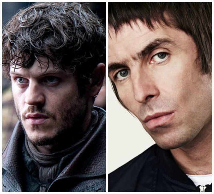 Hafi einhver hugsað til Liam Gallagher í þeim atriðum sem Ramsay Bolton bregður fyrir í GOT, þá er góð ástæða fyrir því.