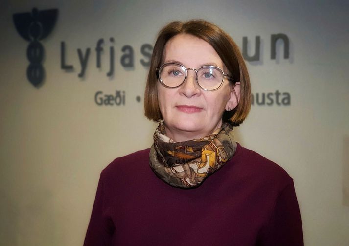 Rúna Hauksdóttir Hvannberg, forstjóri Lyfjastofnunar. Hún segir stofnunina hafa verið samþykka ákvörðun um að stöðva notkun bóluefnis AstraZeneca tímabundið í síðustu viku.