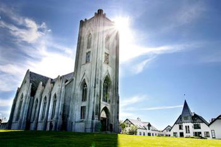 Hof rússnesku rétttrúnaðarkirkjunnar rís að öllum líkindum við Landakotskirkju.