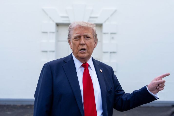 Donald trump, forseti Bandaríkjanna.