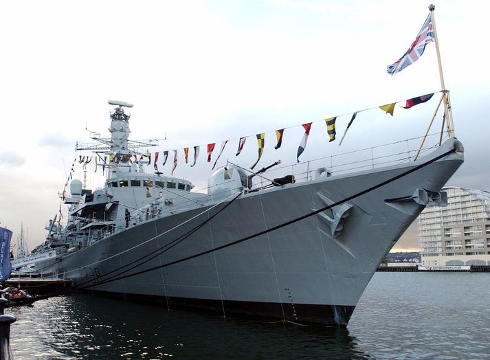 Freigátan HMS Northumberland.