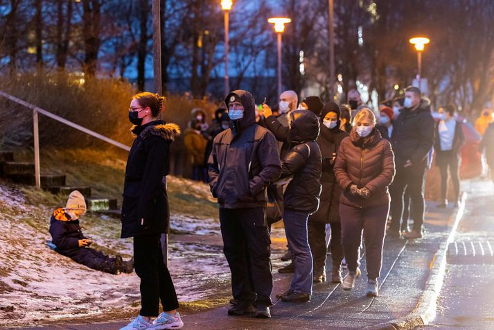 Fjöldi smitaðra hefur verið svipaður undanfarna daga.