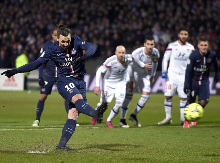 Zlatan fékk tvær tilraunir á vítapunktinum í kvöld.