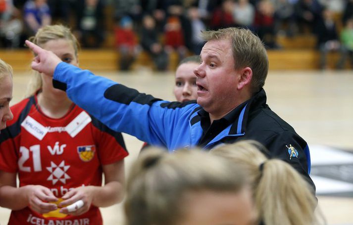 Ágúst Þór Jóhannsson, þjálfari íslenska landsliðsins.