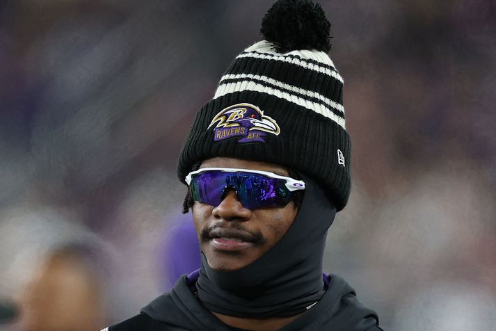 Lamar Jackson missti af mörgum leikjum Baltimore Ravens á síðasta tímabili vegna meiðsla.