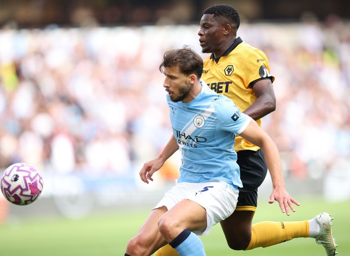 Rúben Dias í leik Wolves og Manchester City um síðustu helgi. City vann þá 0-4 sigur.