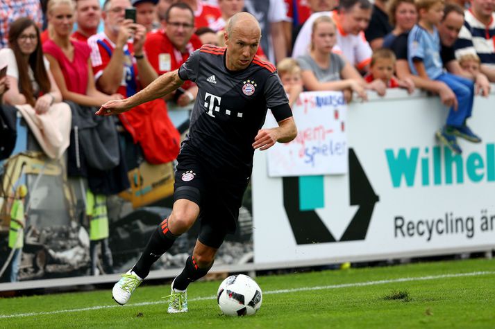 Robben í æfingaleiknum gegn Lippstadt.