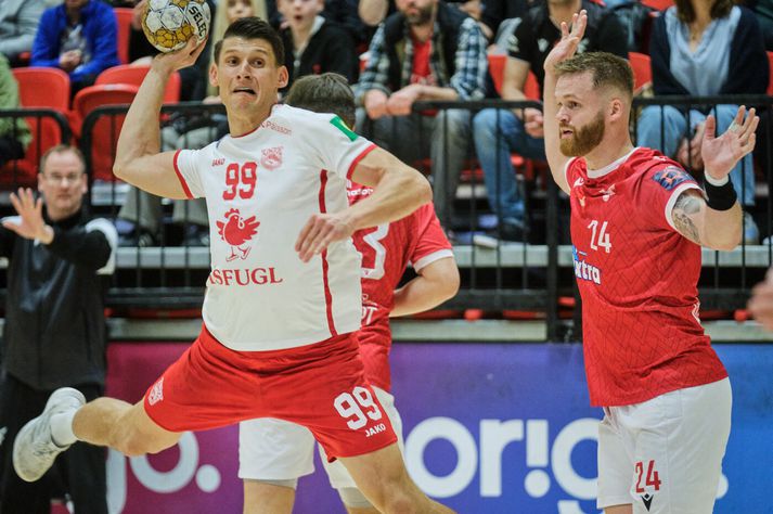 Úkraínski hornamaðurinn Ihor Kopyshynskyi skoraði sex mörk gegn ÍBV.