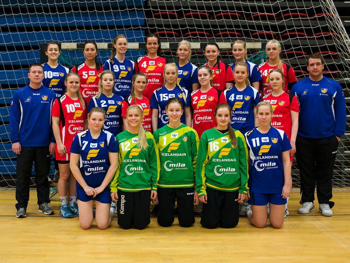 Íslenska 17 ára landslið kvenna í handbolta.