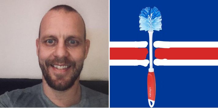 Ónefndi maðurinn með uppþvottaburstann er ekki Benedikt Grétarsson.