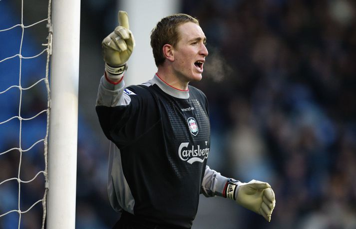 Chris Kirkland lék 45 leiki með Liverpool.