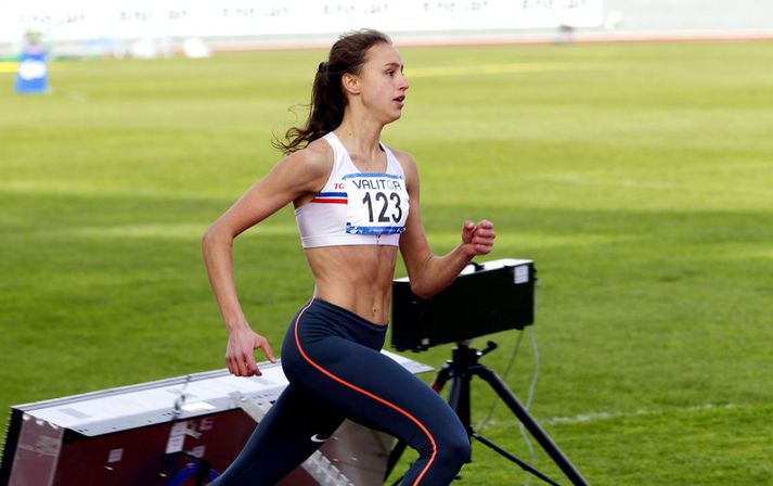 Aníta Hinriksdóttir náði besta tímanum í undanrásunum í Svíþjóð.