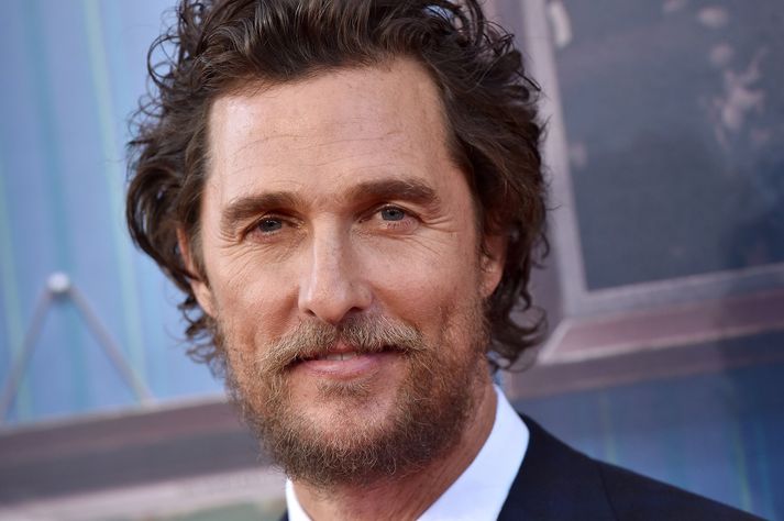 Matthew McConaughey var staddur hér á landi í desember við tökur á auglýsingunni.