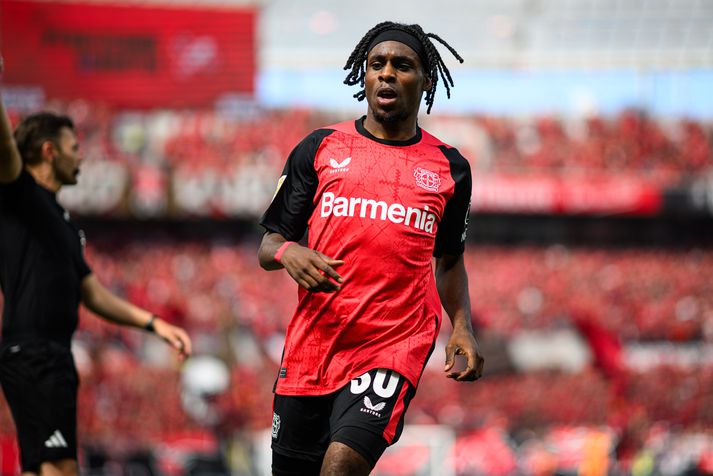 Frimpong í leik með Leverkusen á nýafstöðnu tímabili