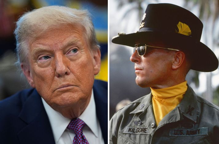 Donald Trump líkir sér við persónuna Bill Kilgore úr Apocalypse Now.