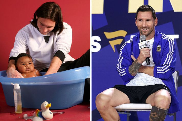 Lionel Messi og Lamine Yamal hafa notið góðra stunda saman. 