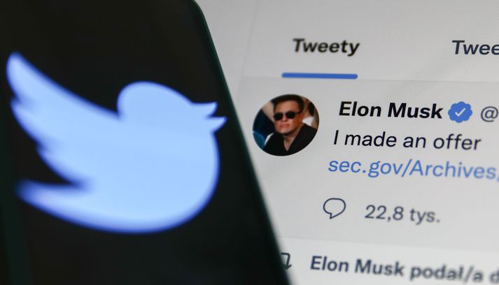 Elon Musk ætlar sér að taka yfir Twitter.